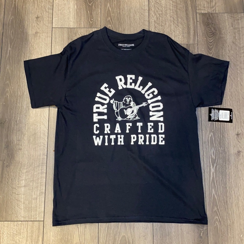 True Religion Black Men’s Tee Large